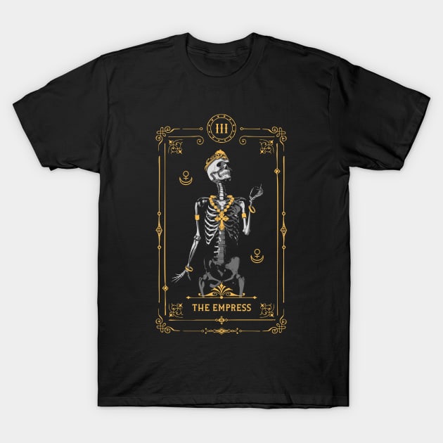 The Empress III Tarot Card T-Shirt by Grandeduc